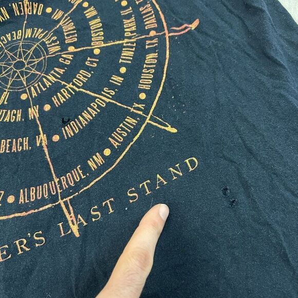 Slipknot Summer Last Stand Concert T Shirt Yellow Wheel Please READ DESCRIPTION - Picture 6 of 7